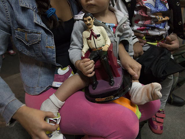 Culto a Jesús Malverde en la Ciudad de México (Foto: Prometeo Lucero)